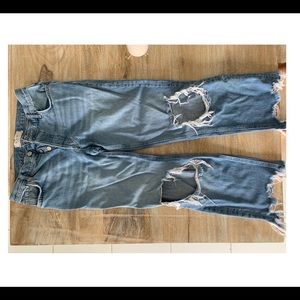 Free People Distressed Jeans